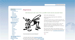 Desktop Screenshot of mueckenstiche.net